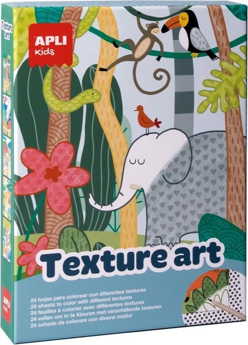 Apli Kids Kleuren met reliëf