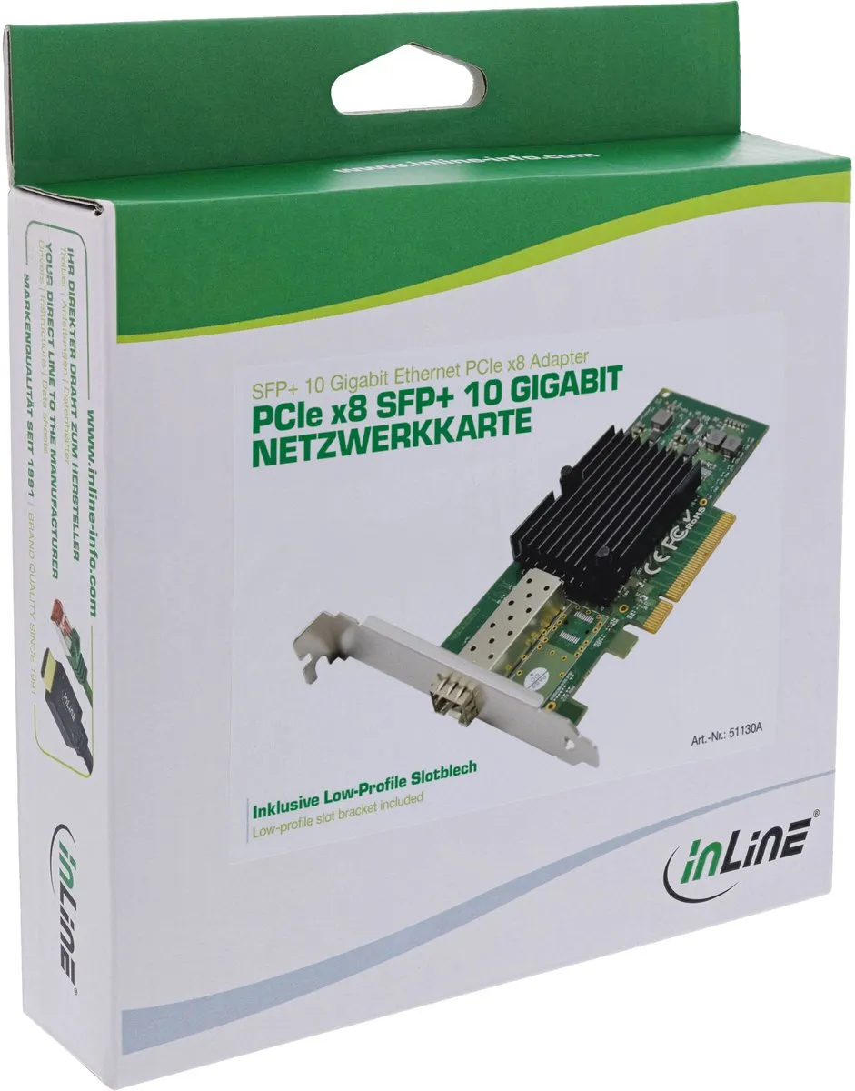 InLine 51130A 10Gb Netwerkkaart - SFP+ PCIe x8