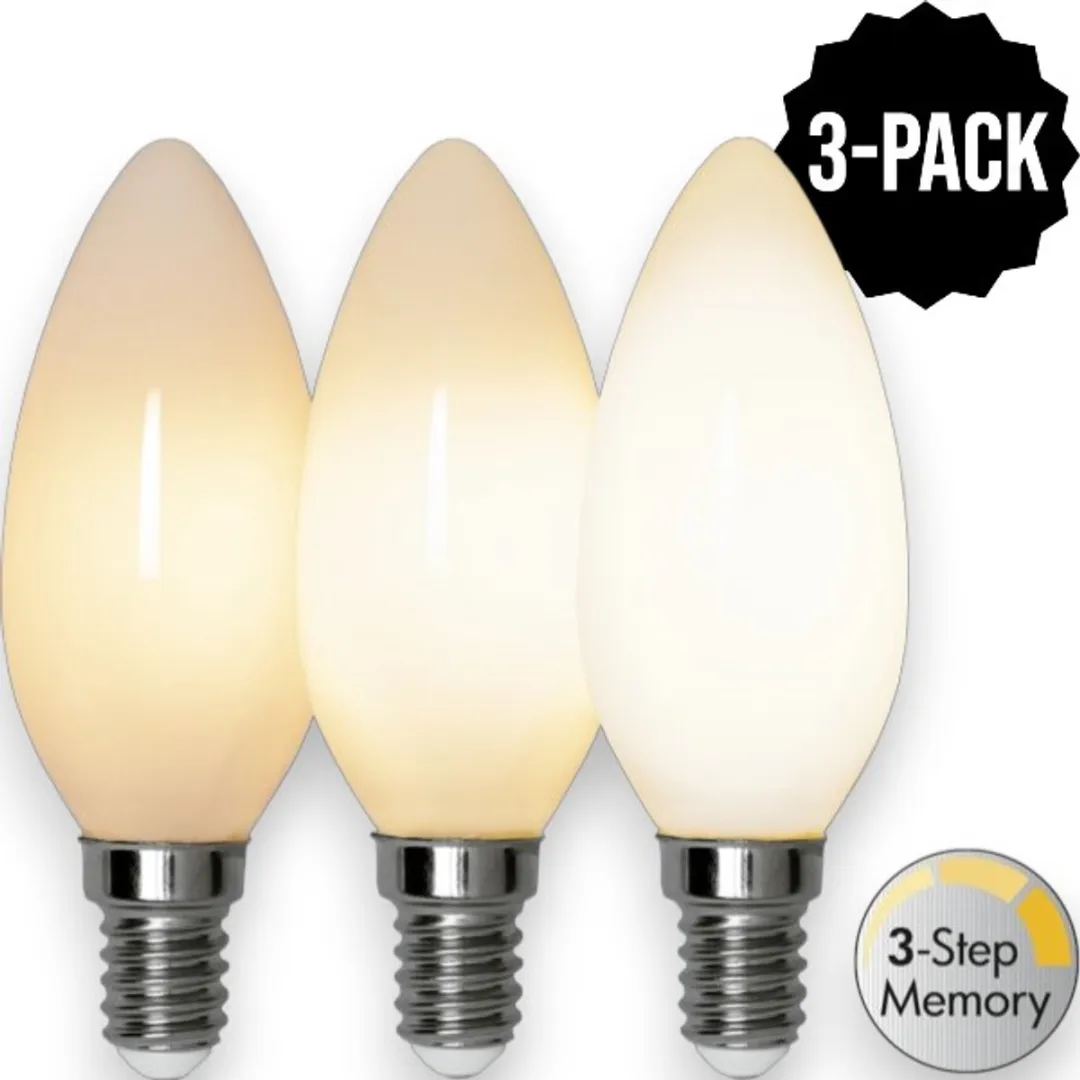 Star Trading Kaarslamp 3-Pack