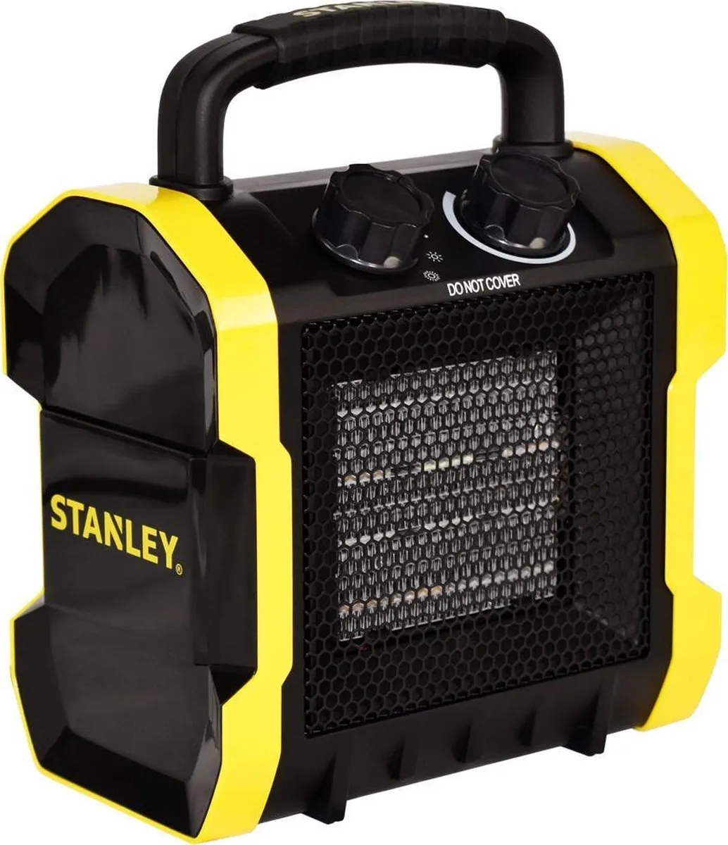 Stanley Heavy Duty Heater ST-033-230-E - 2000W - Zwart/Geel