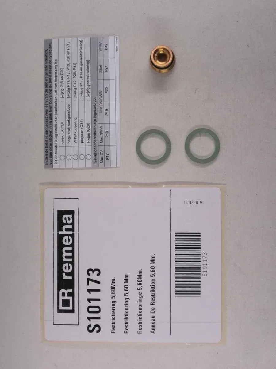 Remeha S101173 Restrictiering 5,60mm