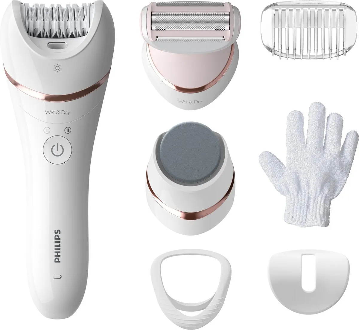 Philips Series 8000 BRE730/10 Epileerapparaat - Wet & Dry