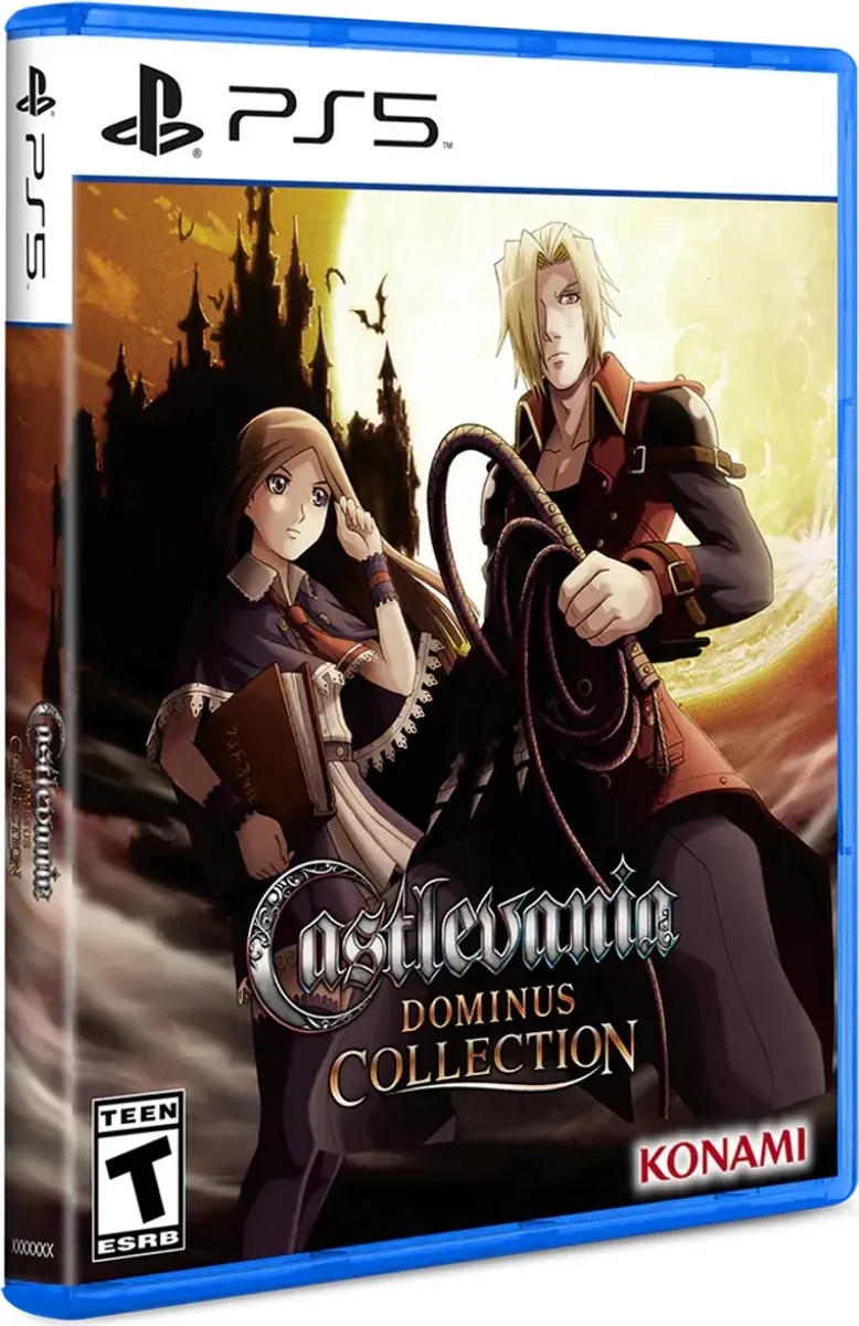 Limited Run Games Castlevania Dominus Collection Portrait Cover PS5