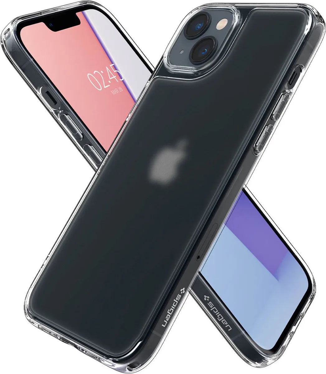 Spigen Quartz Hybrid ACS04907 Hoesje - iPhone 14 Plus - Transparant