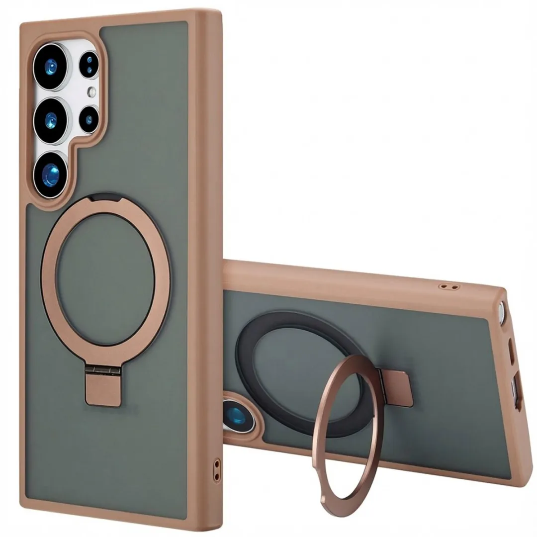 Accezz Hoesje Samsung Galaxy S24 Ultra Magnetische Ring