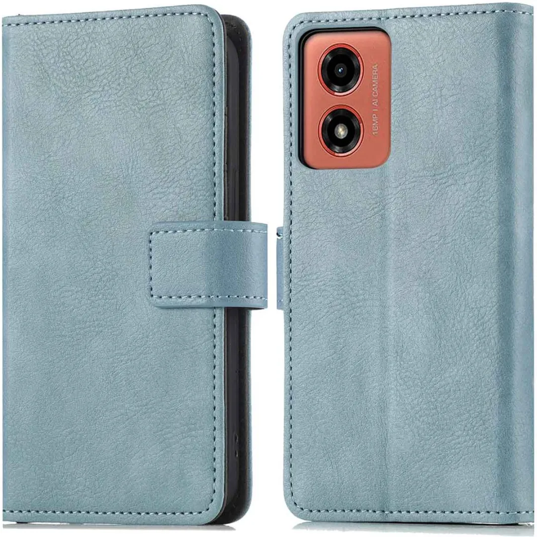 Imoshion Hoesje Moto G04/G24 - 3 Pasjes Lichtblauw