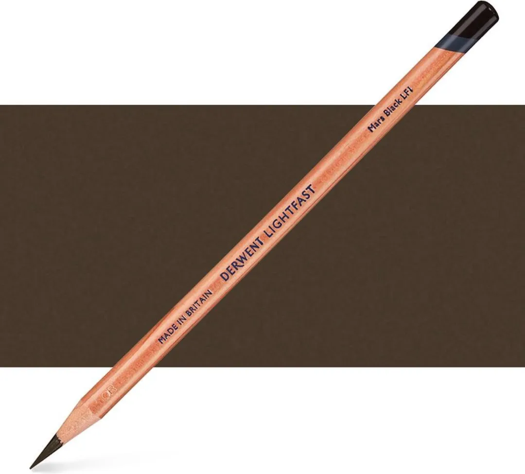 Derwent Lightfast Potlood Mars Black LF1