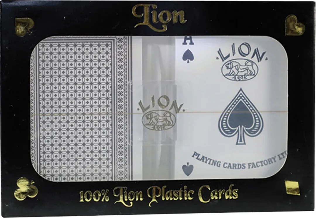 Lion 100% Plastic Bridge Jumbo Index Duopak