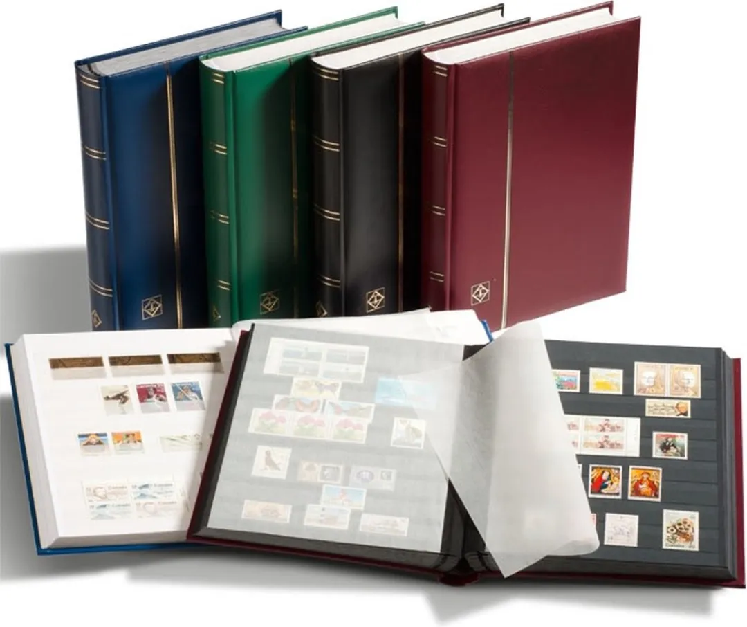 Leuchtturm Comfort W 32 Insteekalbum Postzegels - 9 Vakken - Groen