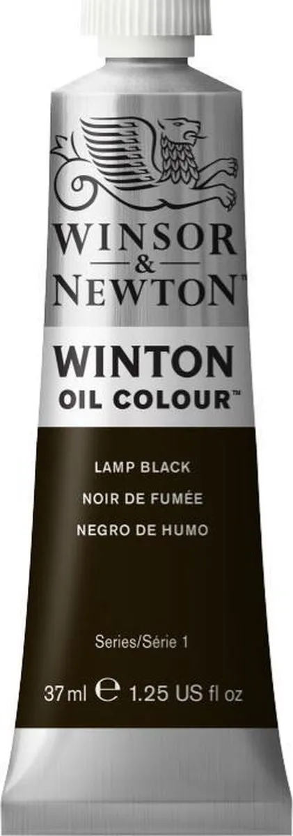 Winsor & Newton Winton Olieverf Ivoor Zwart 37ml
