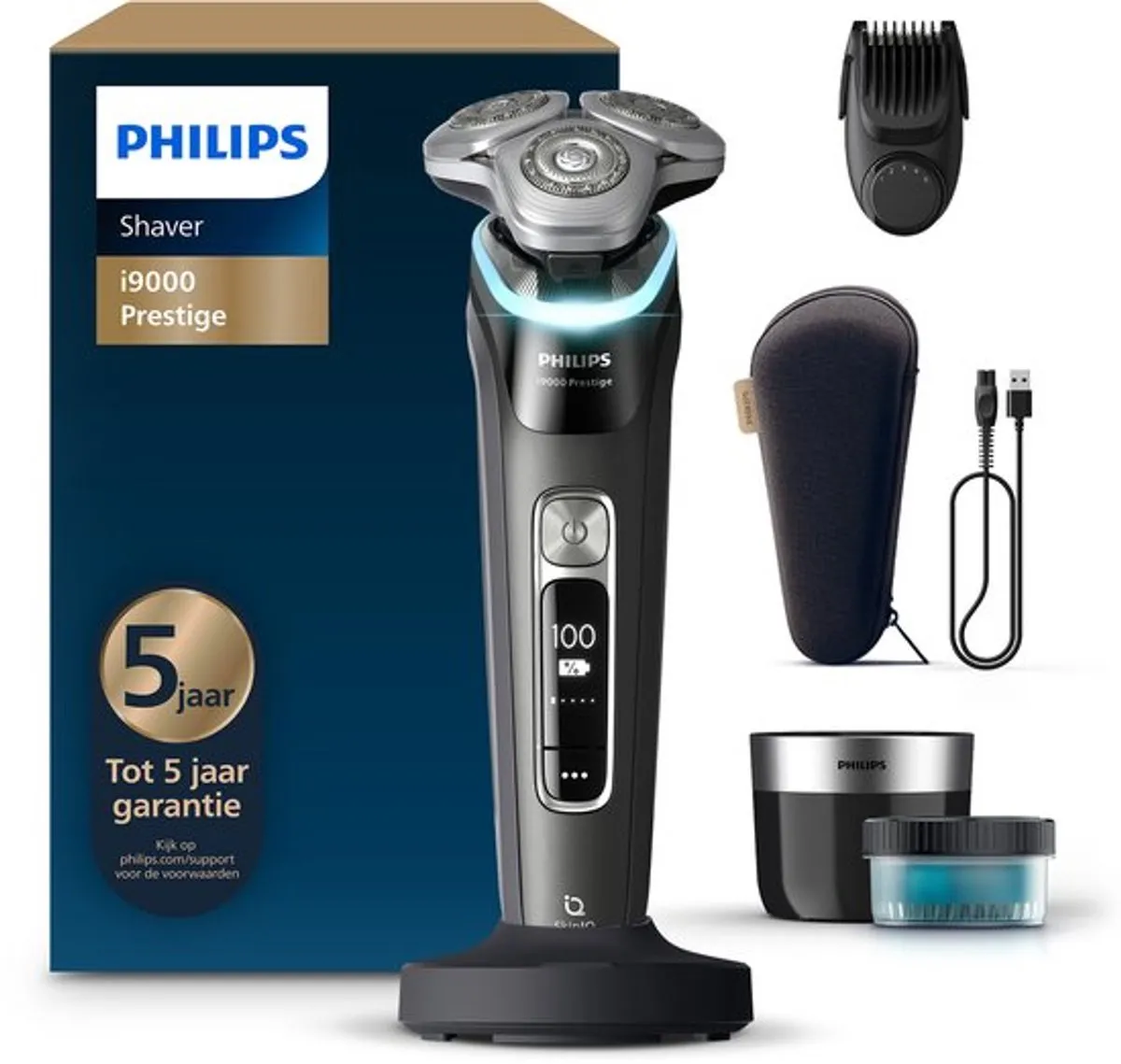 Philips i9000 Prestige XP9201/33 Scheerapparaat - Blauw