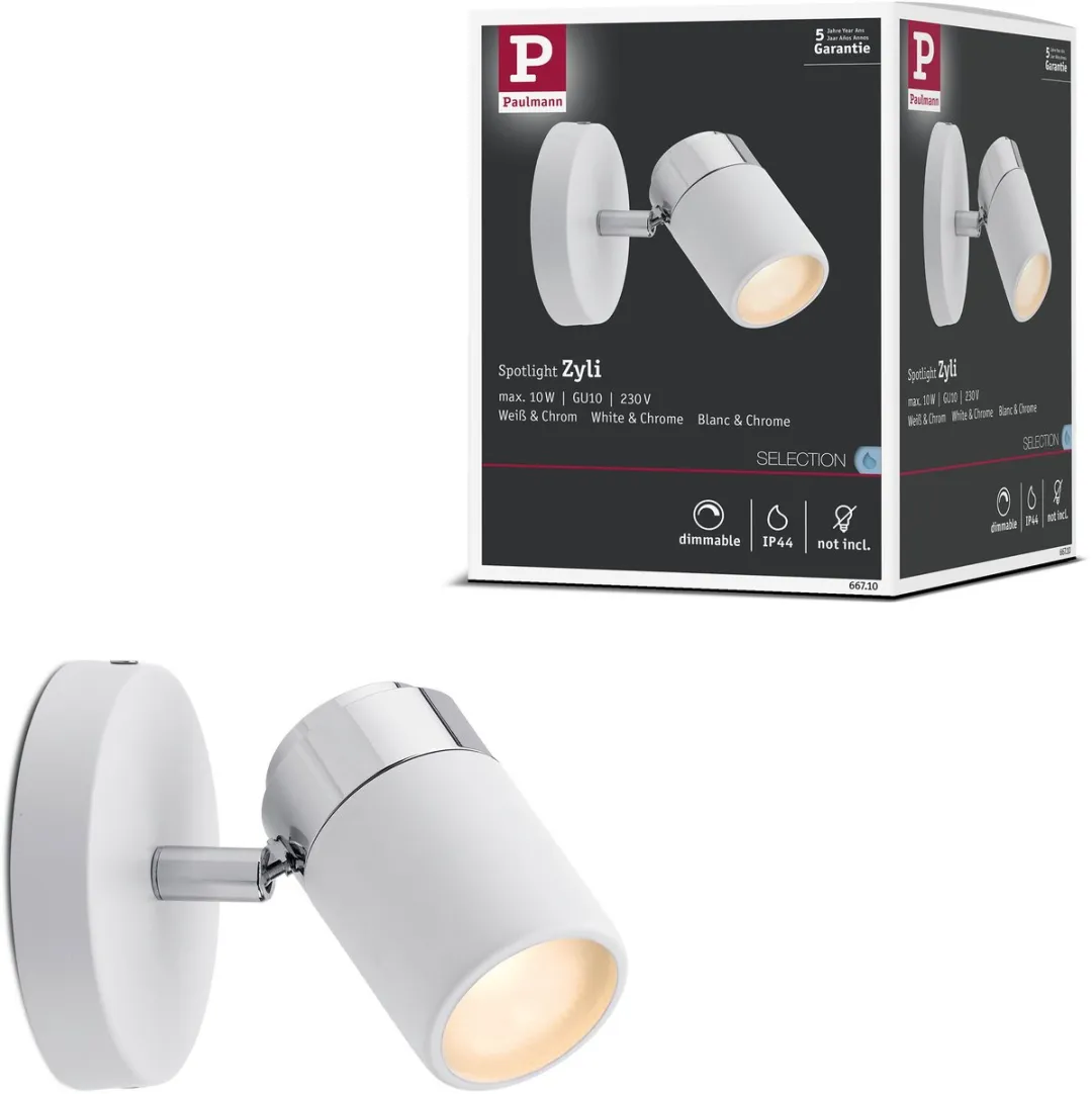 Paulmann Zyli Spotlight IP44 GU10 10W
