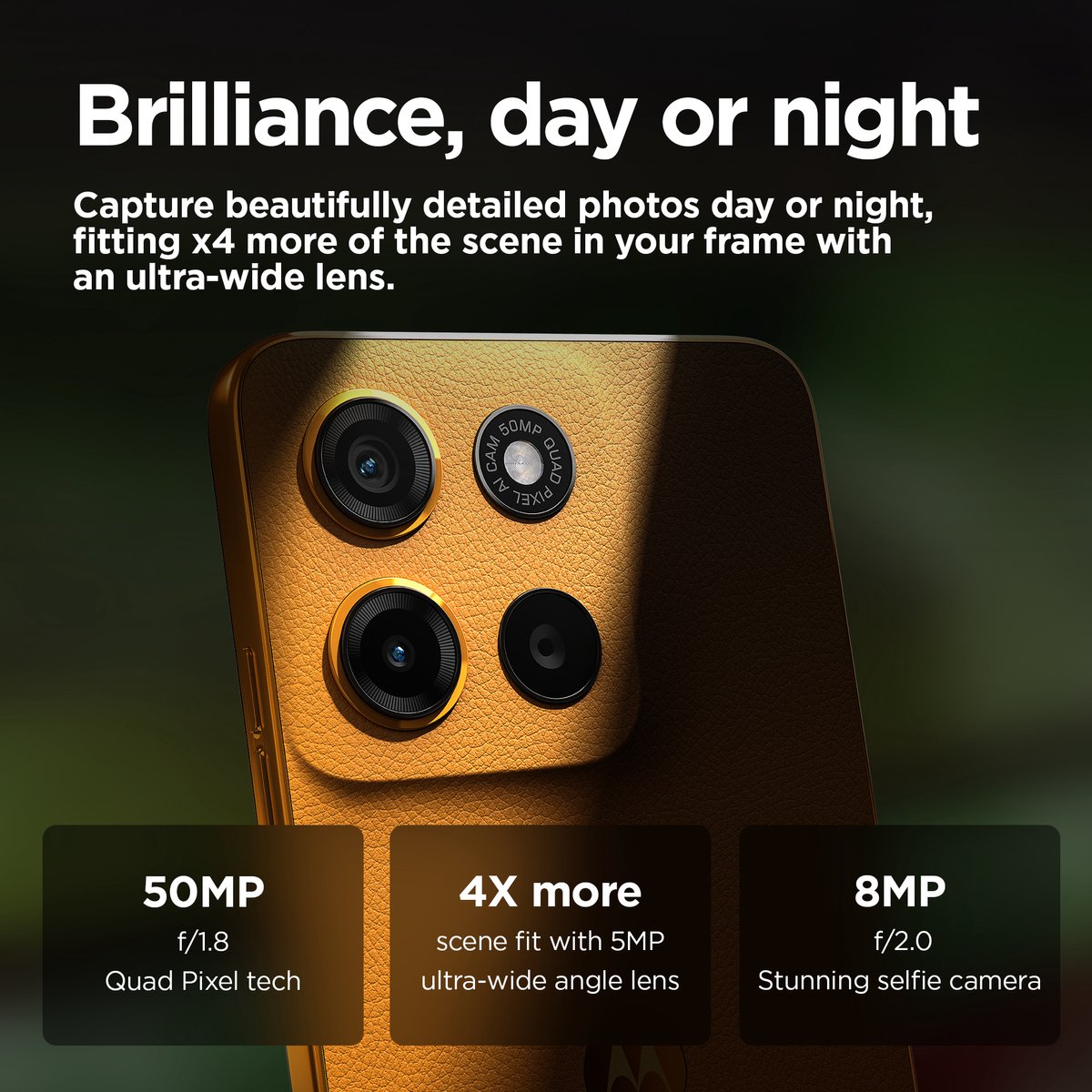 Smartphone Motorola Moto G15 8 GB RAM 256 GB Oranje 6,72"