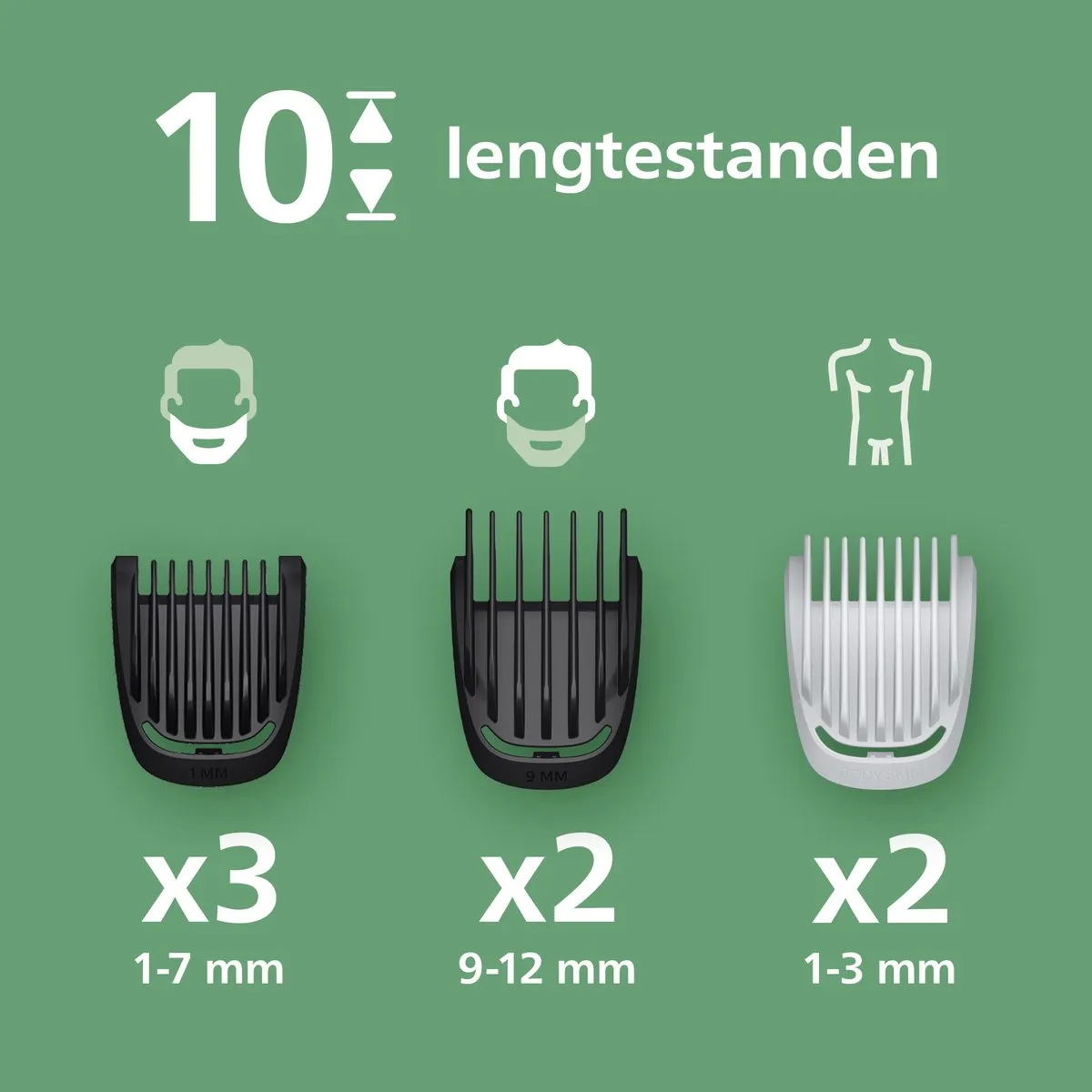 Philips Series 3000 MG3945/15 Multigroom Trimmer - 9-in-1 - Zwart