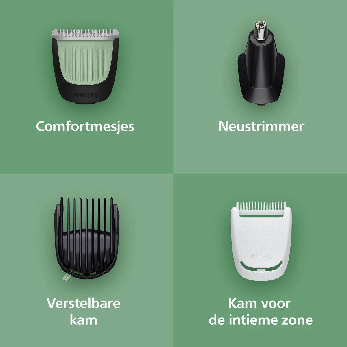Philips Series 3000 MG3945/15 Multigroom Trimmer - 9-in-1 - Zwart