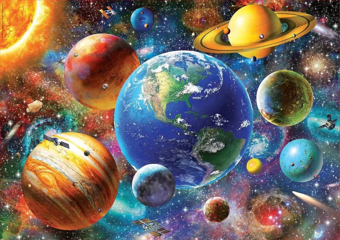 Educa Solar System Puzzel 500 Stuks - Meerkleurig