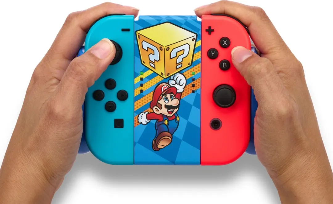 POWERA Joy-Con Comfort Grip NSAC0134-01 - Mario Mystery Block - afbeelding 6 van 6