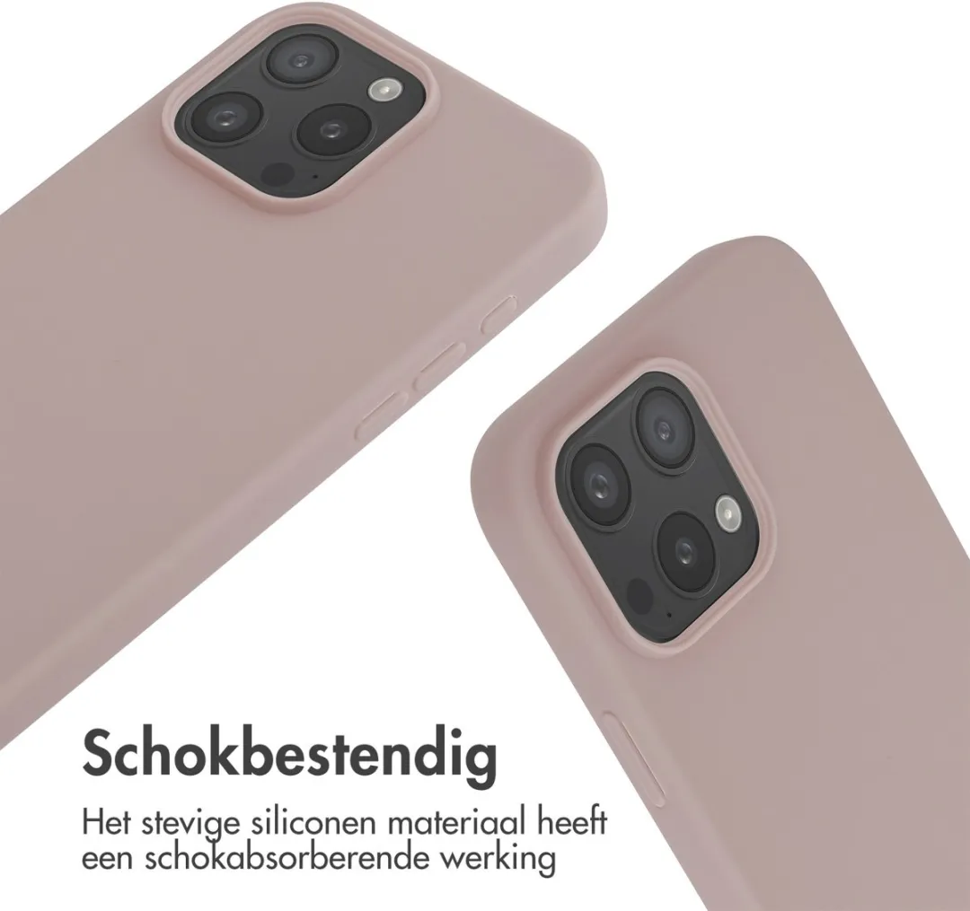 Imoshion iPhone 16 Pro Max Siliconen Hoesje - Sand Pink