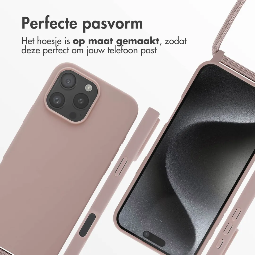 Imoshion iPhone 16 Pro Max Siliconen Hoesje - Sand Pink - afbeelding 6 van 6