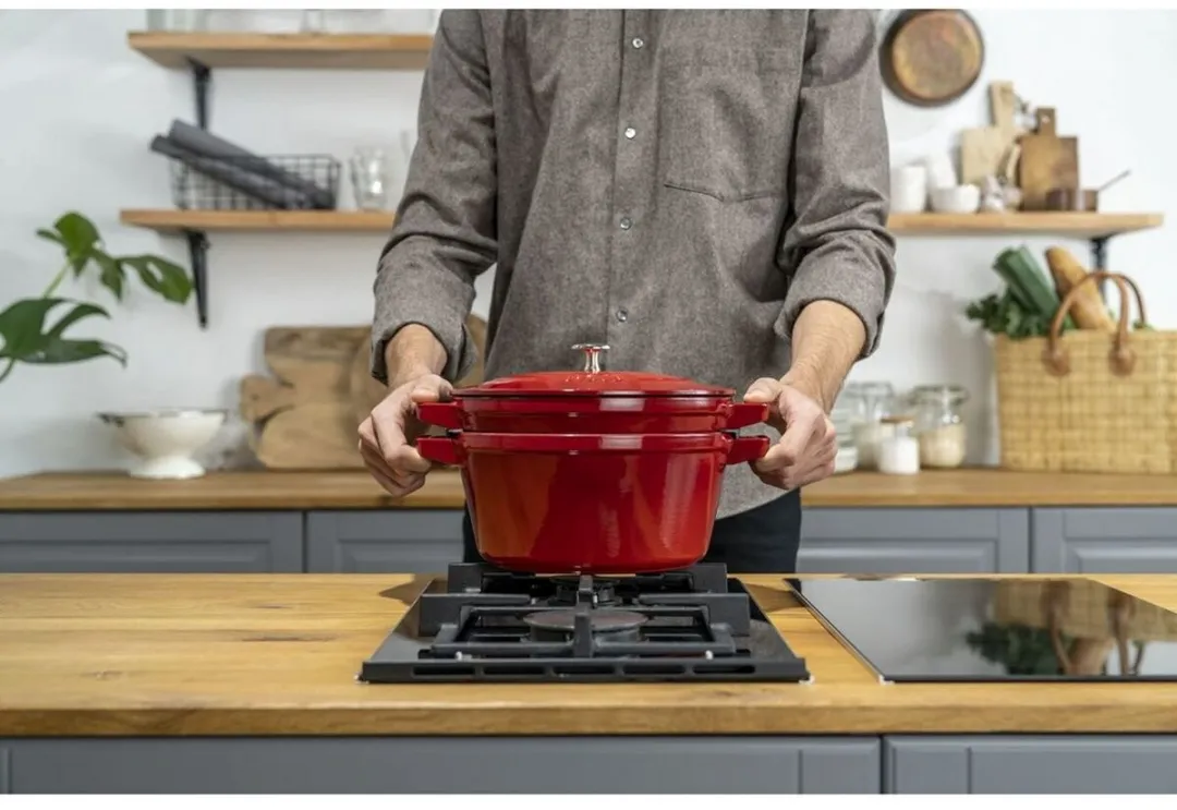 Zwilling Staub La Cocotte Gietijzeren Pannenset 3-delig - 24cm - Kersenrood