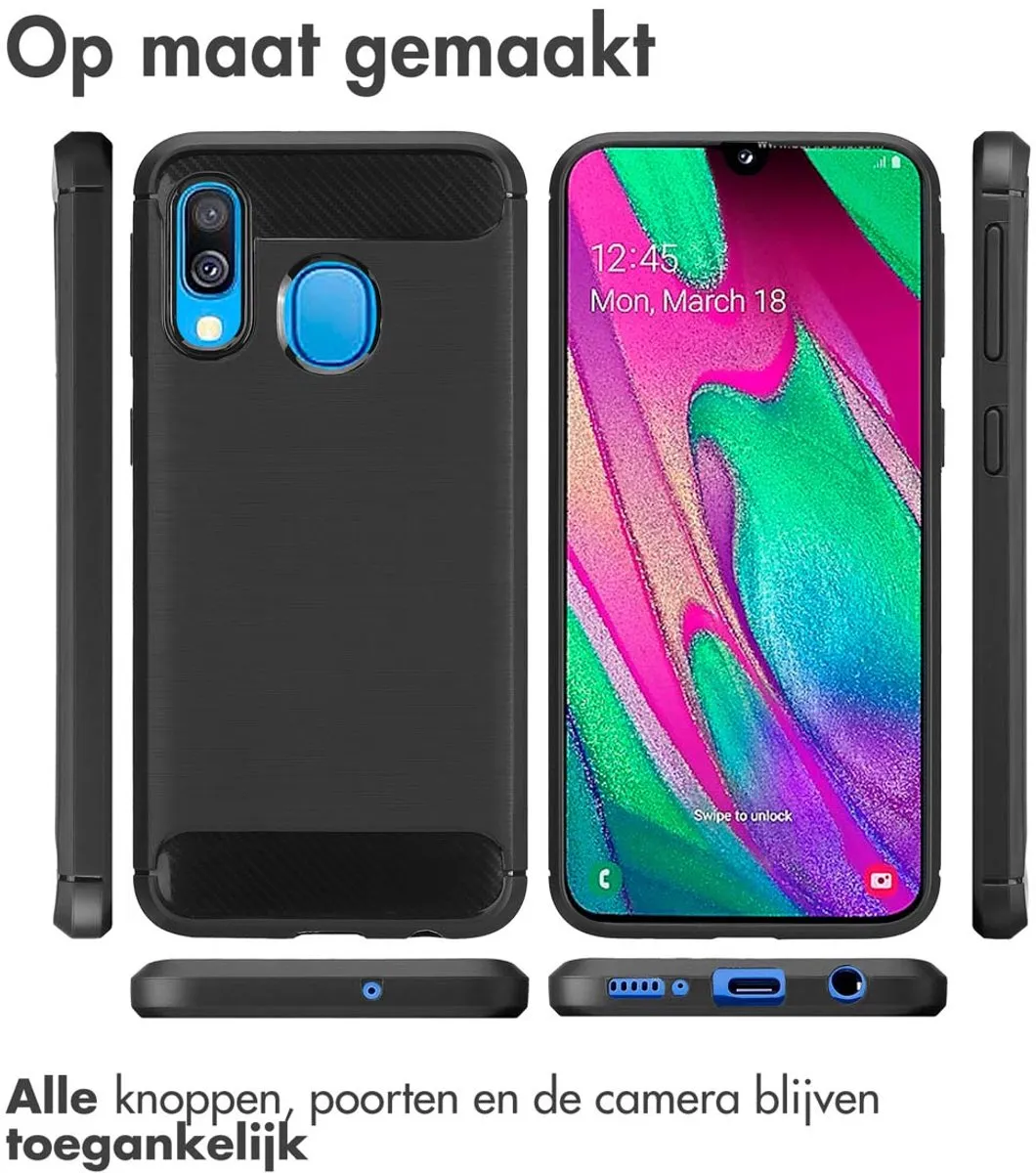 Imoshion Hoesje Samsung Galaxy A40 - Zwart