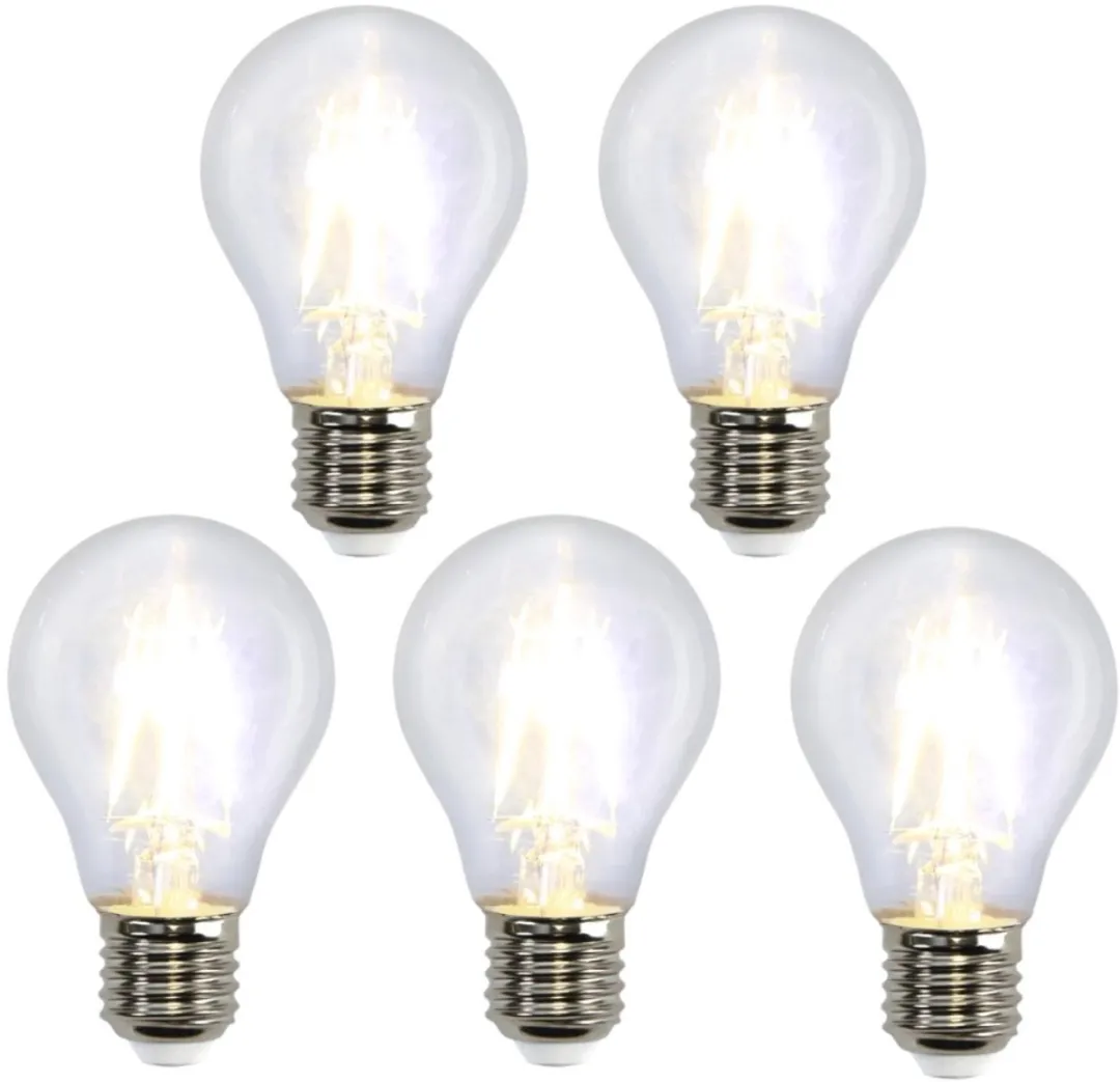Star Trading Standaard Bol E27 4W Extra Warm Wit - 5 Stuks
