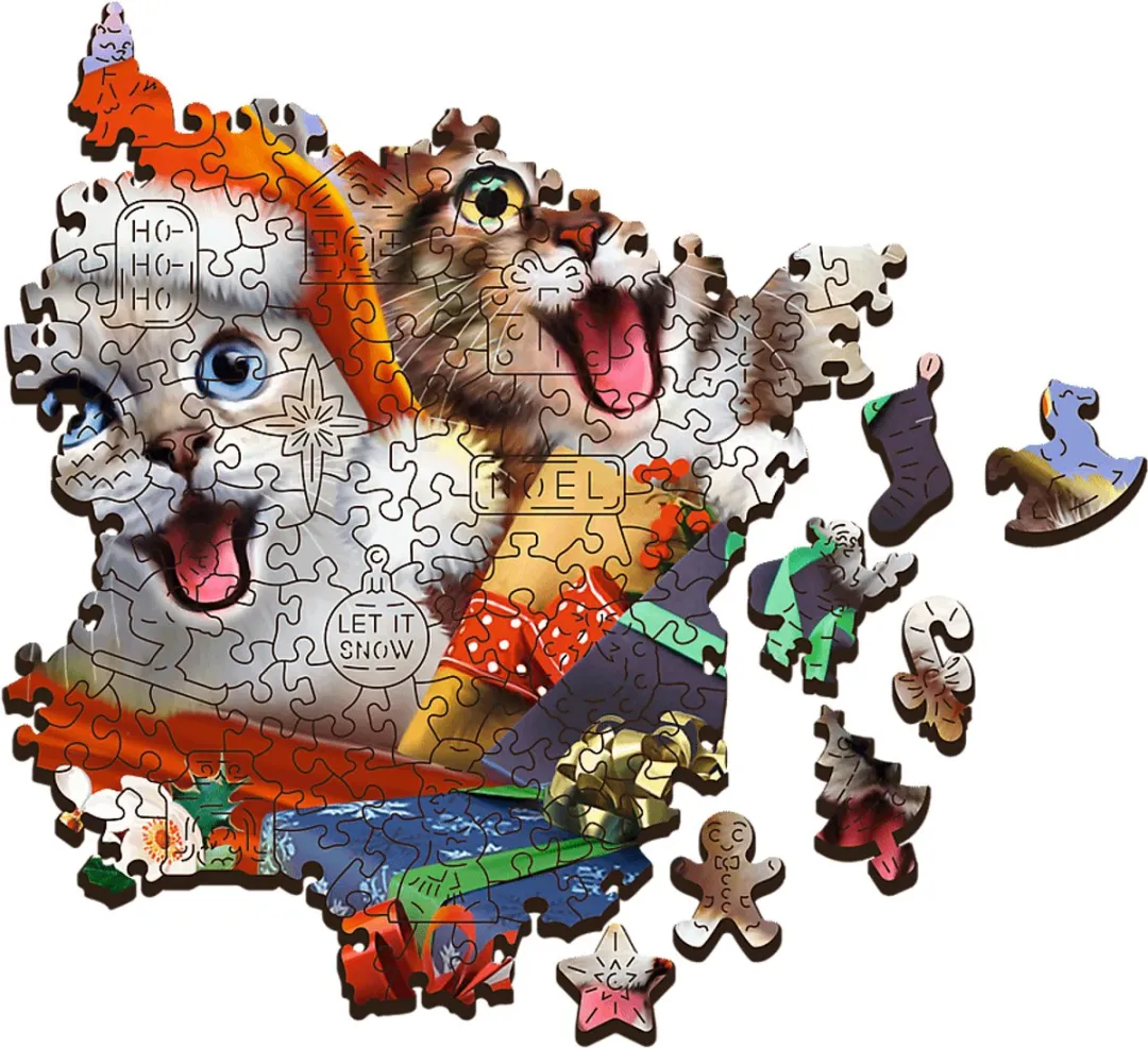 Trefl 500+1WP Feestelijke Katten Puzzle - 500 Stuks - Multicolor