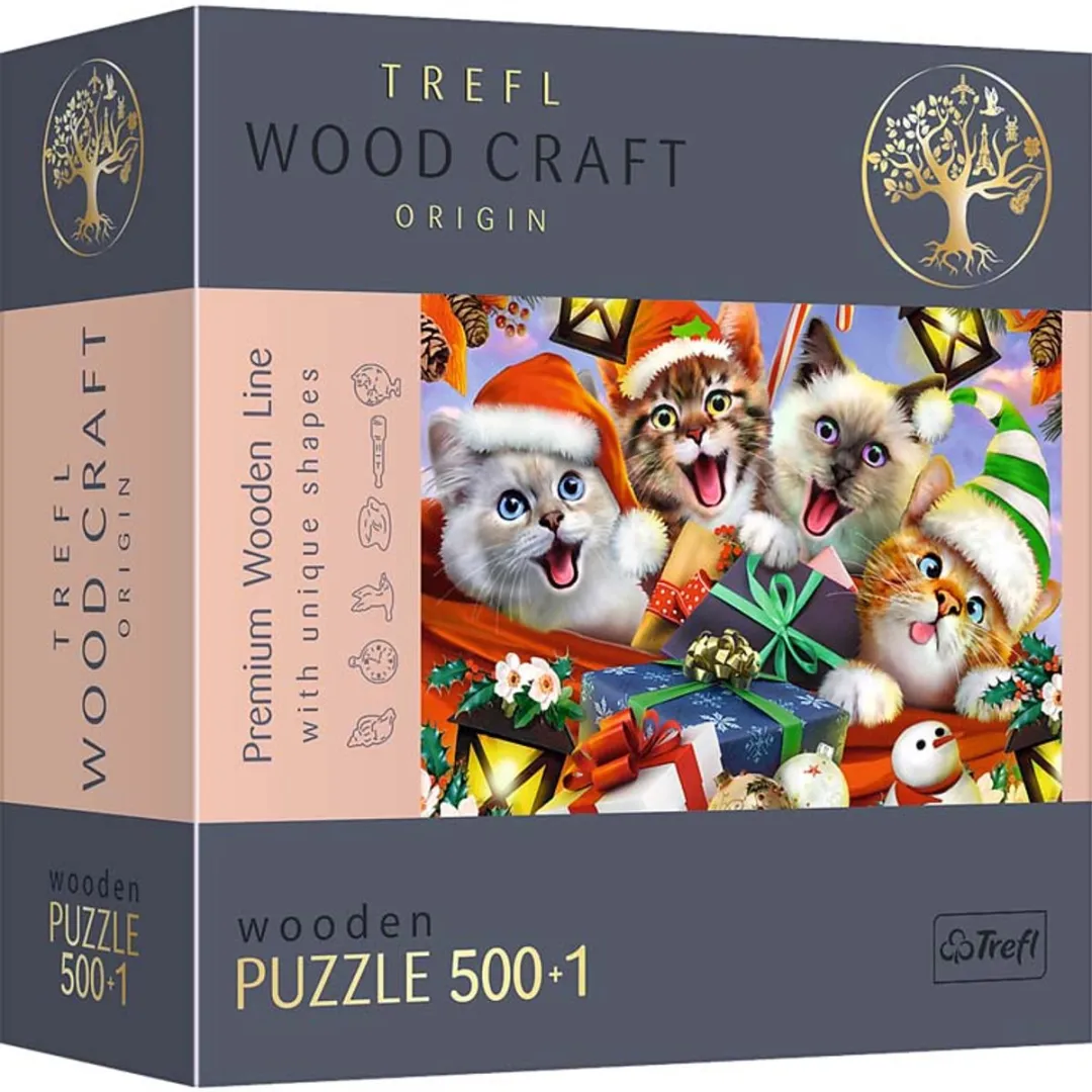 Trefl 500+1WP Feestelijke Katten Puzzle