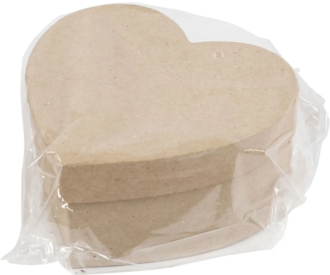 Creativ Company Papier Maché Harten Dozen - 3 Stuks