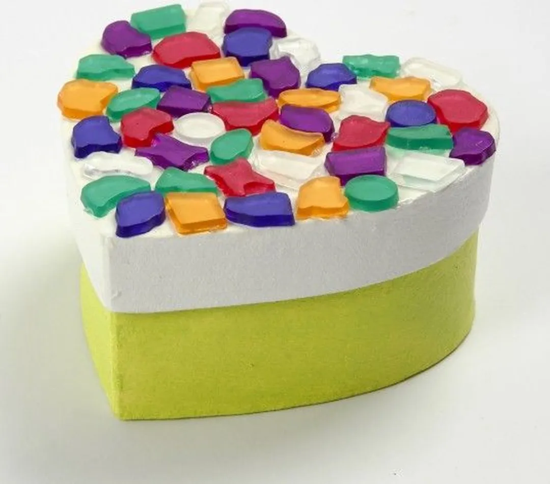 Creativ Company Papier Maché Harten Dozen - 3 Stuks