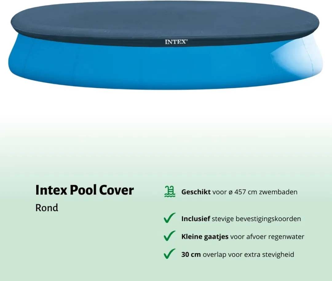 Intex Easy Set Zwembad 457x84cm - Blauw - 9792L