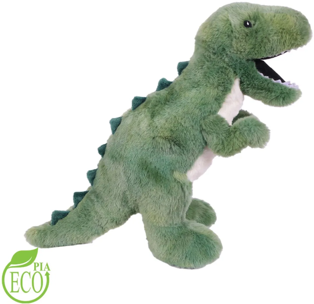 PIA Soft Toys Pluche Dino T-Rex Knuffel 32cm - Groen
