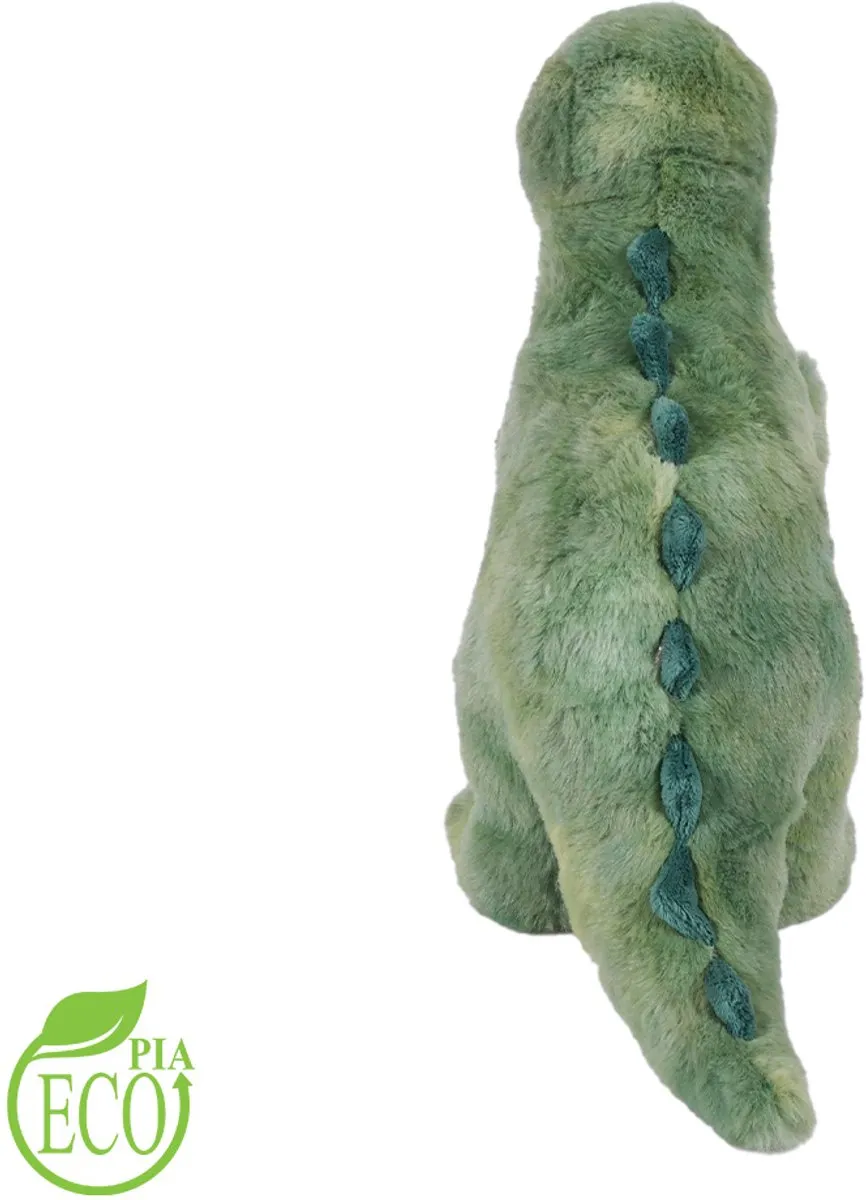 PIA Soft Toys Pluche Dino T-Rex Knuffel 32cm - Groen