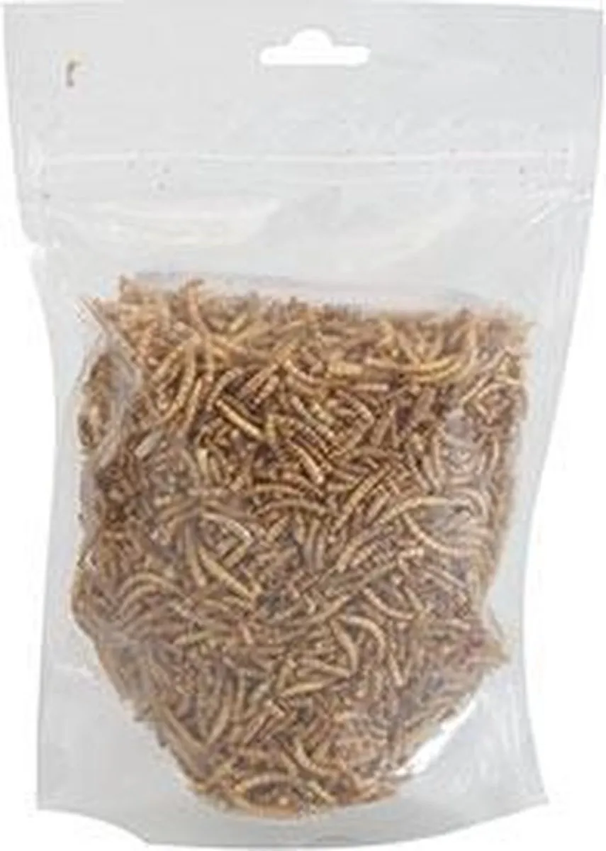 Flamingo Picknick Gedroogde Meelwormen 100g - 3 Stuks - afbeelding 3 van 4