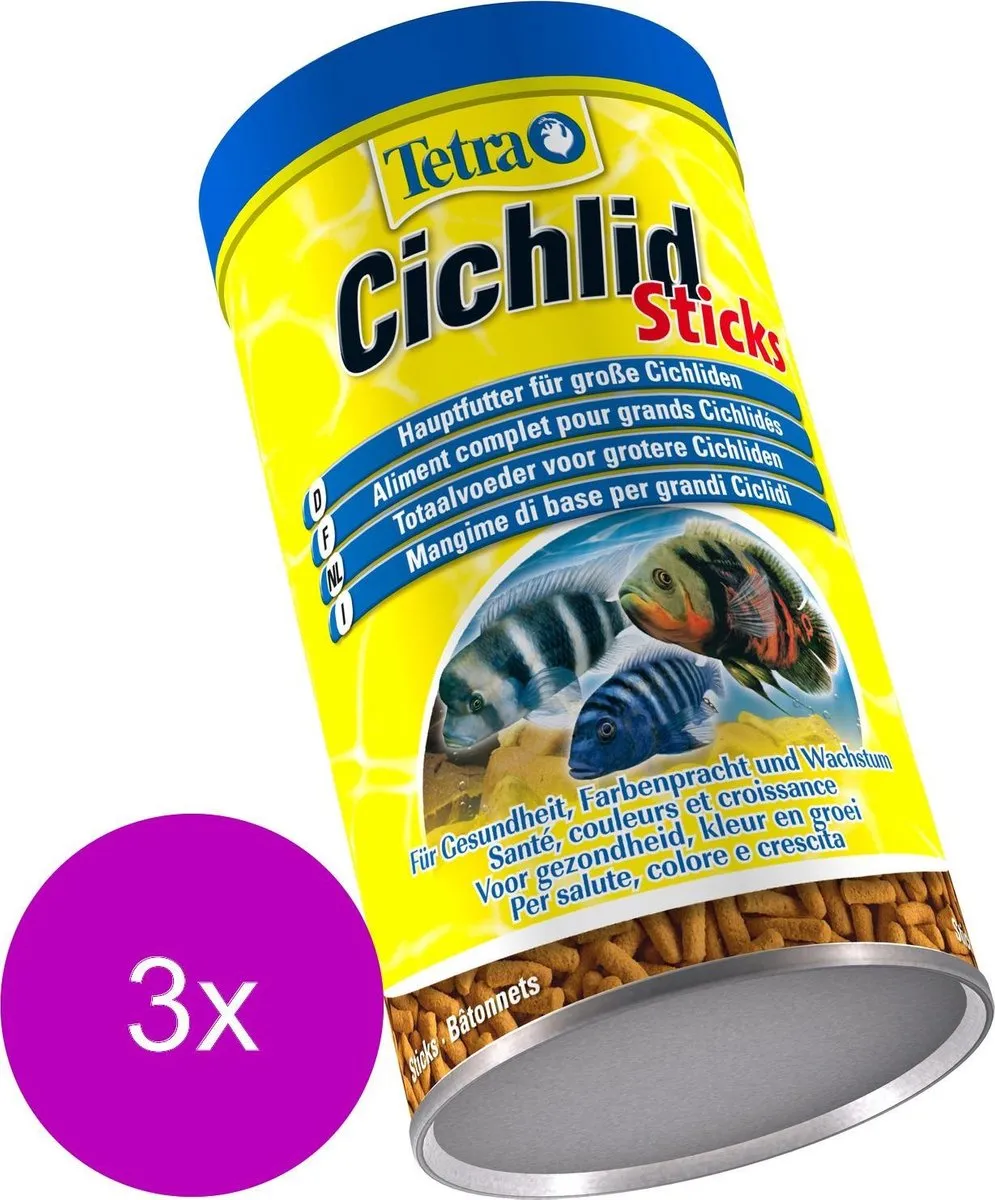 Tetra Cichlid Sticks Vissenvoer