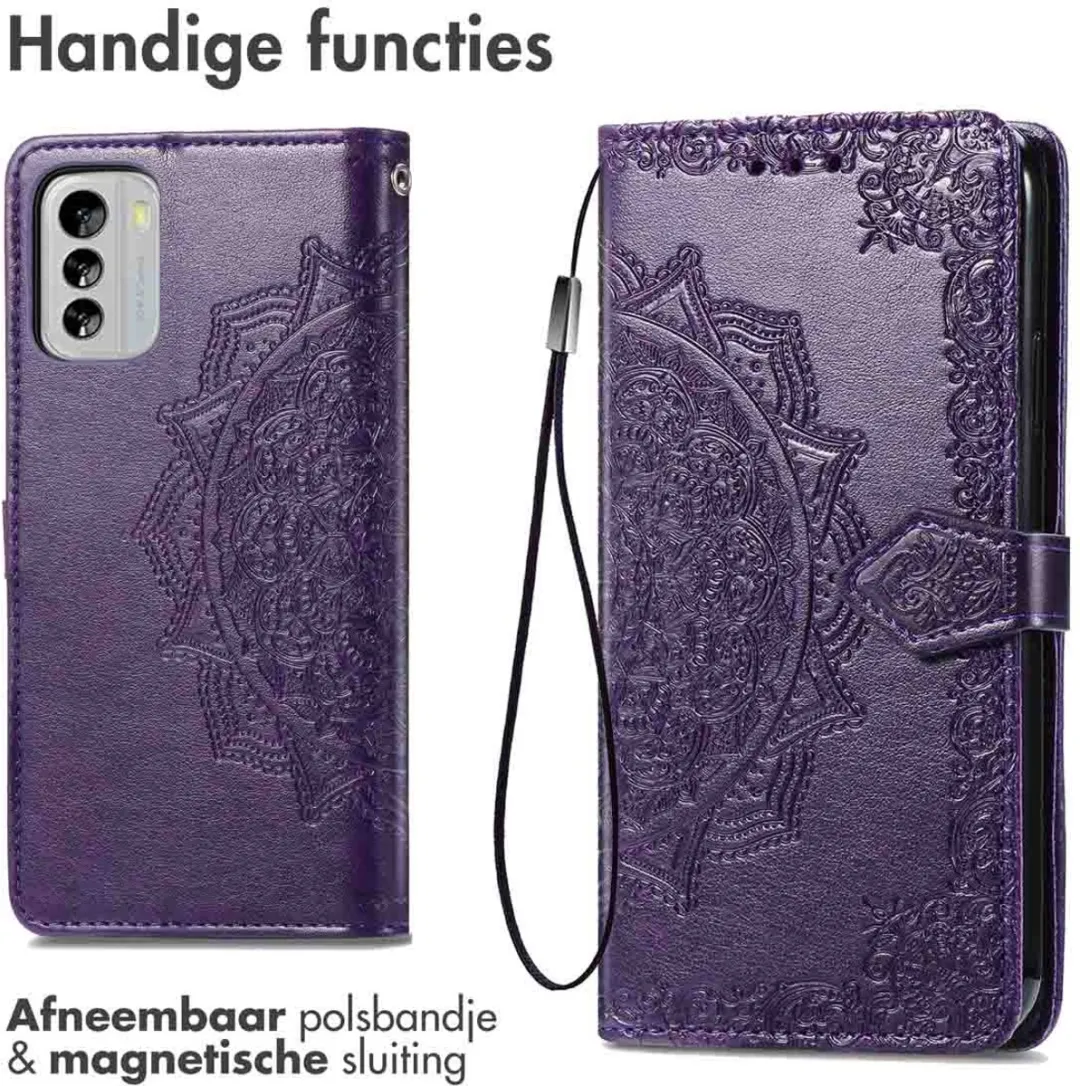 Imoshion Nokia G60 Hoesje - Mandala Bookcase - Paars