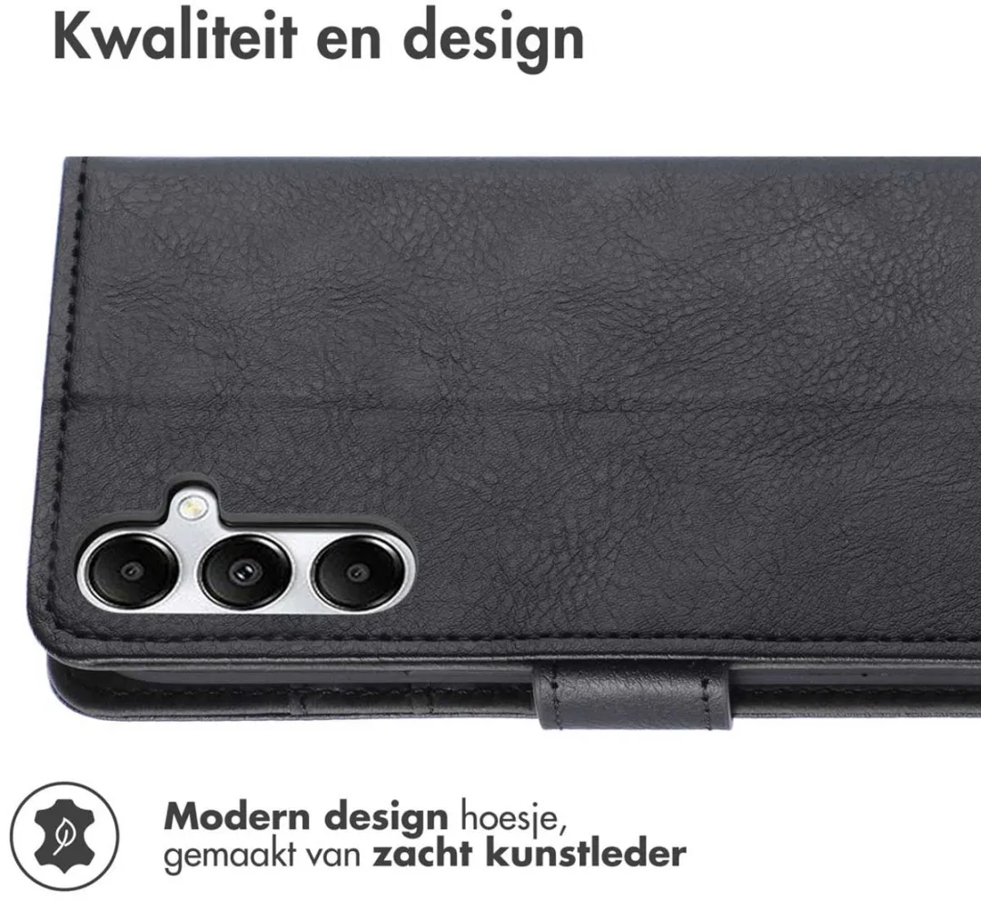 Imoshion Hoesje Samsung Galaxy A16 - 3 Pasjes - Zwart