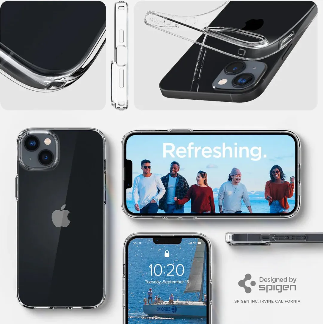 Spigen Crystal Flex ACS04650 Hoesje - iPhone 14 Plus - Transparant