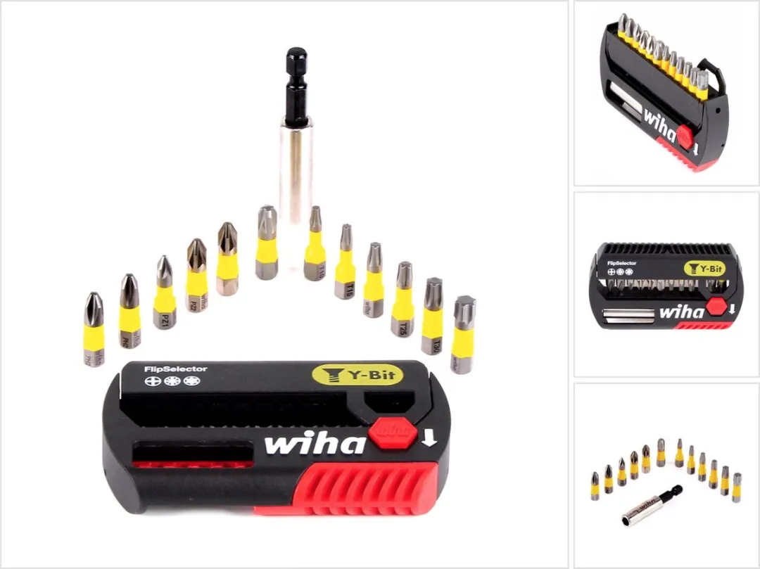 Wiha Bitset FlipSelector Y-bit 25mm - 4-delig - PH/PZ/TORX