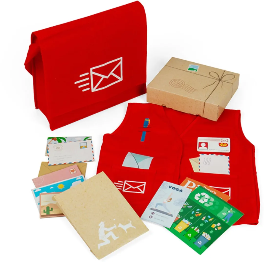 BIGJIGS Postbode Verkleedset Multicolor