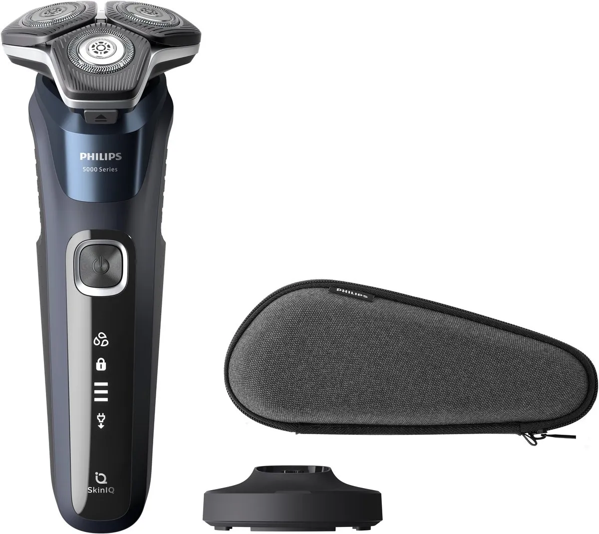 Philips Series 5000 S5885/35 Scheerapparaat - 3 Mesjes - Zwart/Blauw