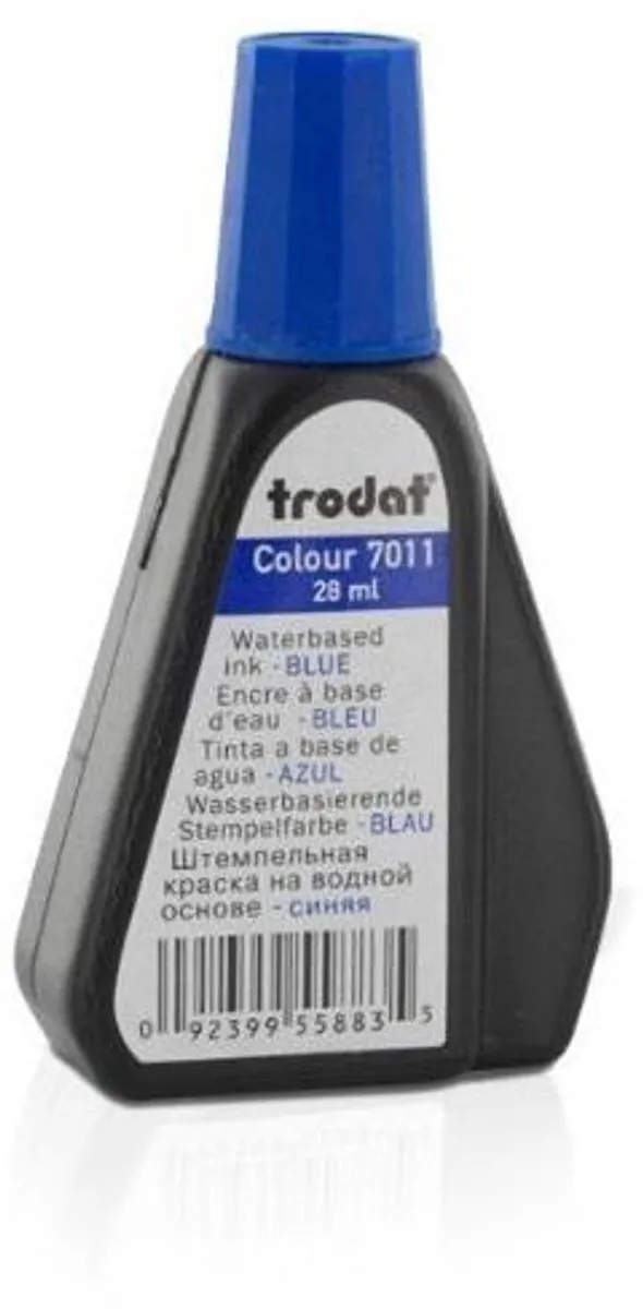 Trodat 7011 Navul Stempelinkt - 28ml Blauw - afbeelding 6 van 6