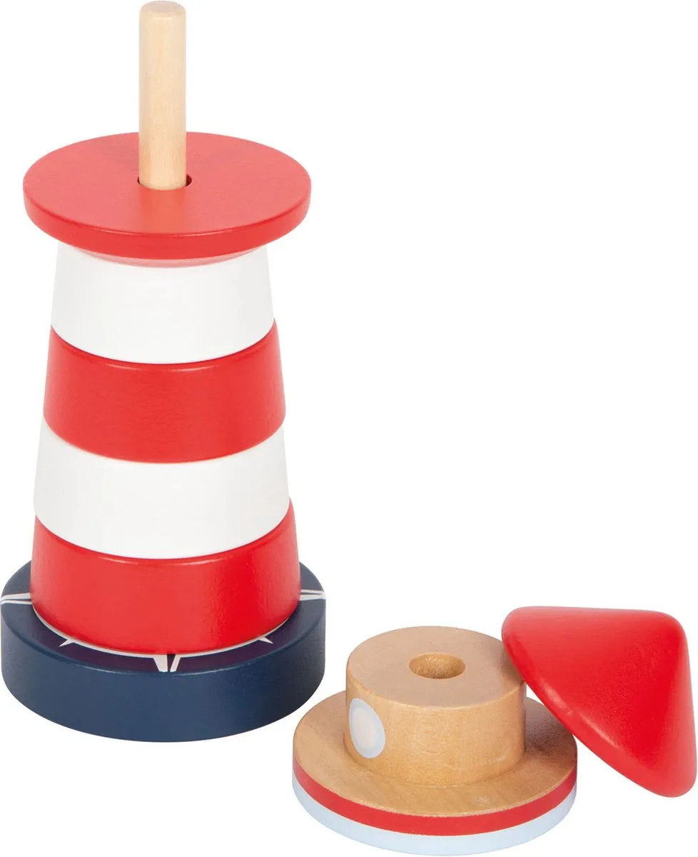 Small Foot Stapeltoren Vuurtoren Grote Oceaan - 6-delig