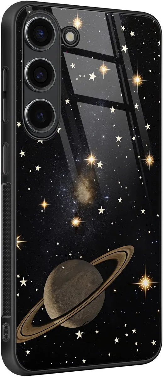 Casevibes Hoesje Samsung Galaxy S23 Space - Zwart