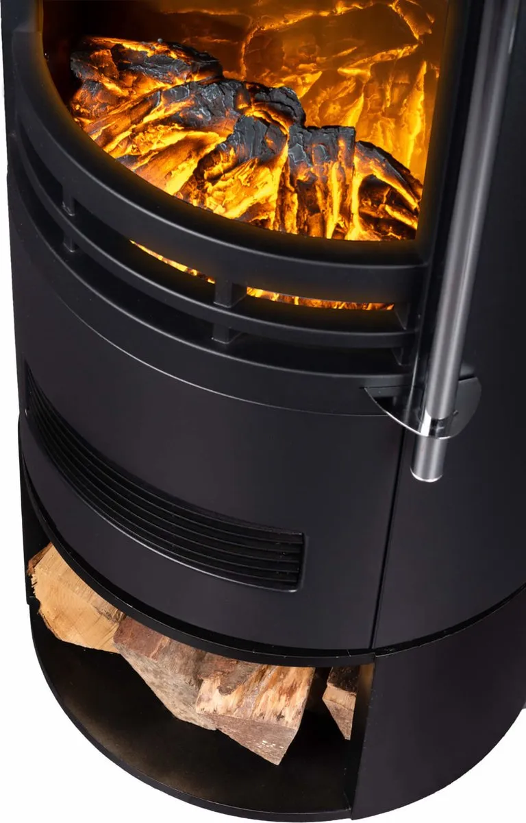 Eurom Orsa Elektrische Sfeerhaard 2000W - Zwart
