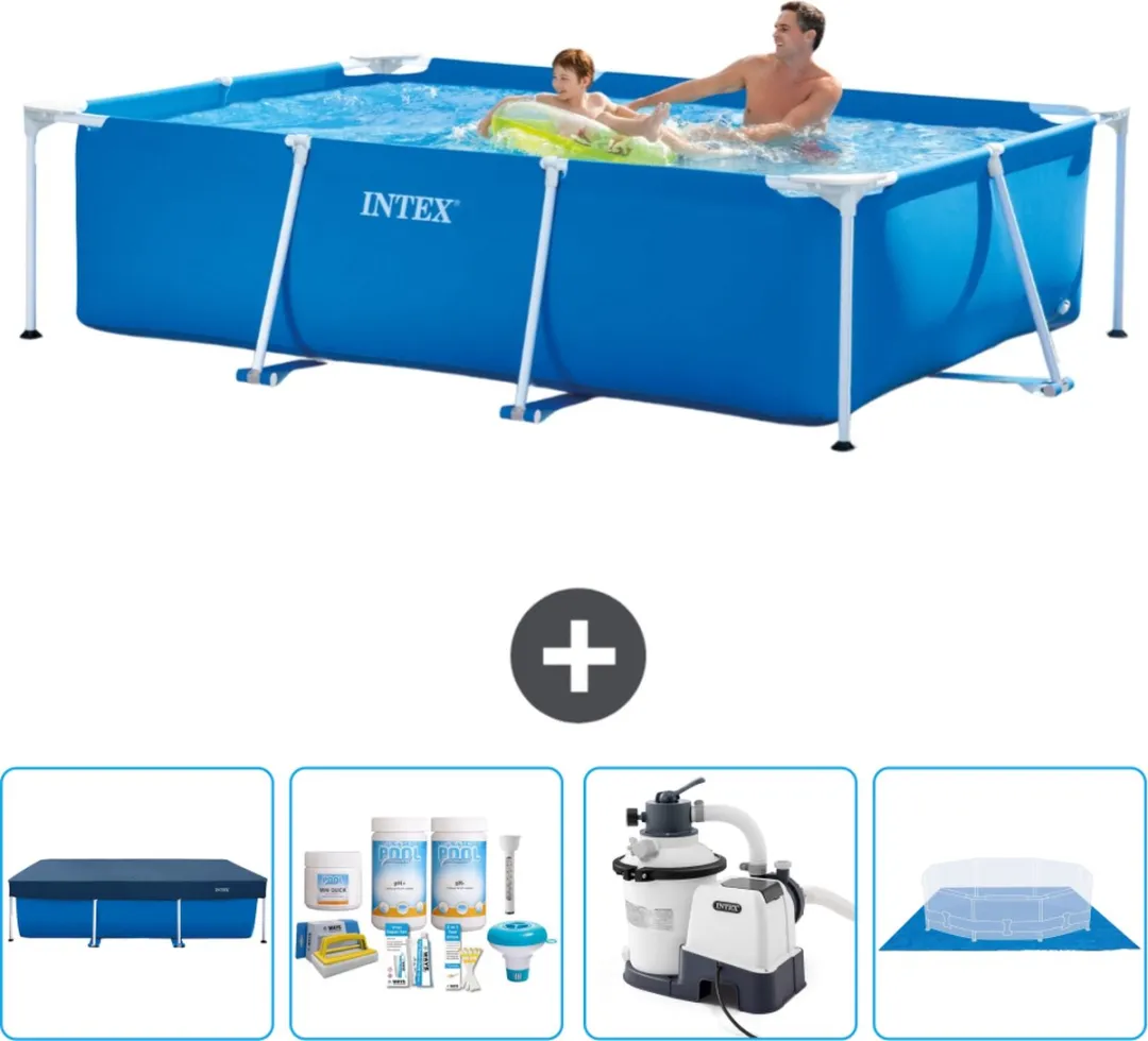 Intex Rechthoekig Frame Zwembad 260x160cm