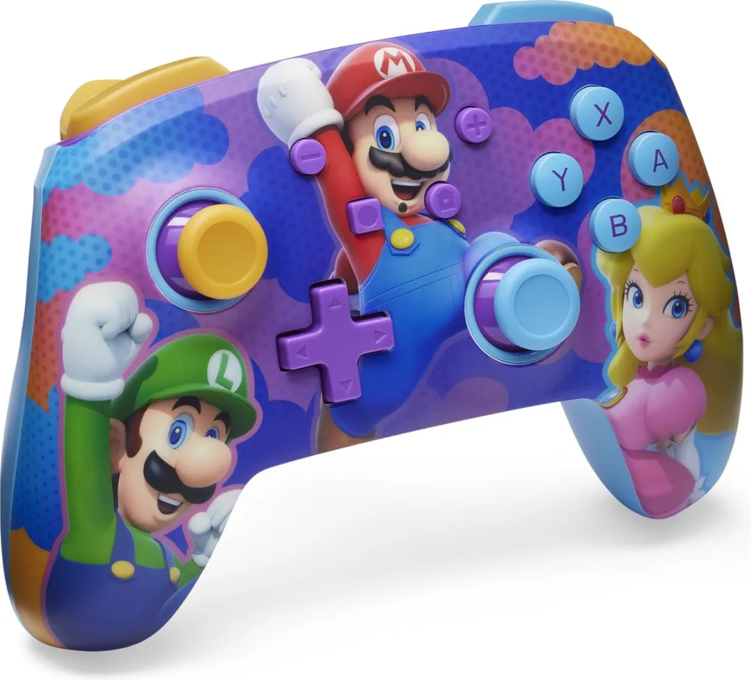 PowerA Color Splash Heroes Draadloze Controller NSGP0287-01 - 900mAh