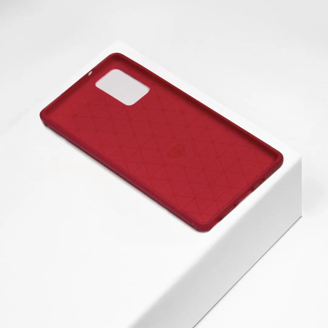 BMAX Carbon Soft Case Samsung Galaxy Note20 - Rood