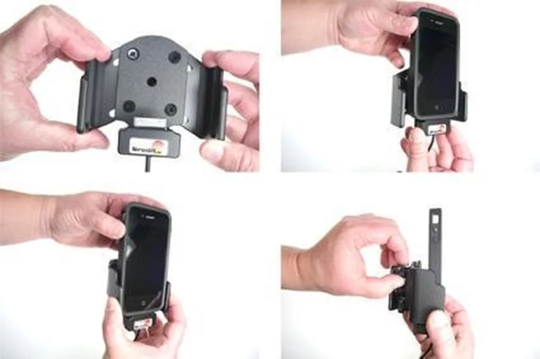 Brodit 514165 Passieve Draaibare Houder - Apple iPhone 4/4S - Zwart