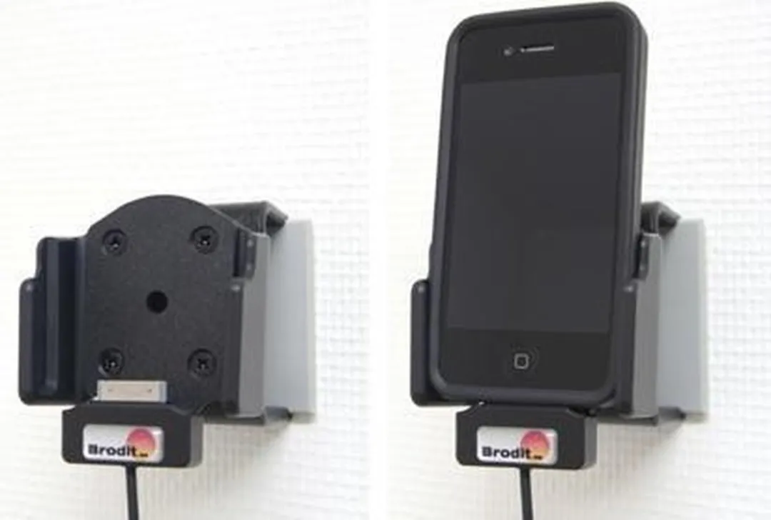 Brodit 514165 Passieve Draaibare Houder - Apple iPhone 4/4S - Zwart